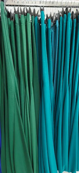 Falda de ensayo flamenca verde