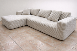 SOFÁ CHAISELONGUE BEIGE 282cm MODULAR NUEVO