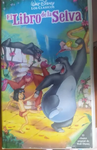 VHS Disney El Libro de la Selva con sello diamante