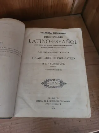 Diccionario Latino-Español Valbuena 1870