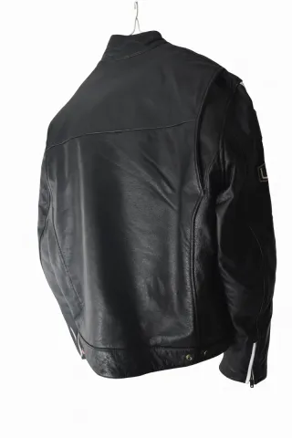 Chaqueta de Moto Negra