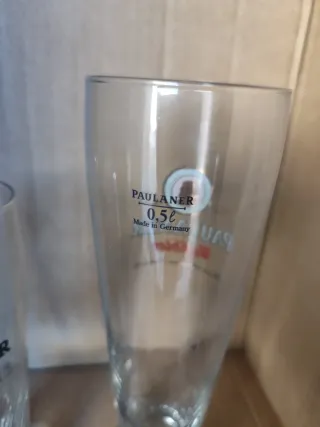 2 Vasos Cerveza Paulaner Weißbier