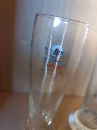 2 Vasos Cerveza Paulaner Weißbier