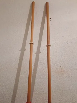 Remos plástico y madera