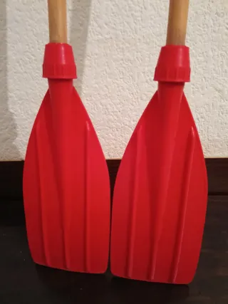 Remos plástico y madera