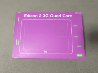 Tablet bq Edison 2 3G Quad Core Negra con funda