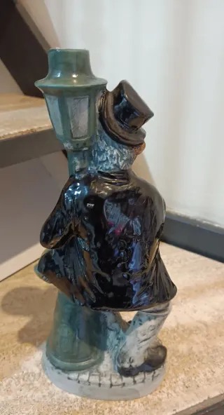 Statuina Decanter antica Uomo che Suona il violino