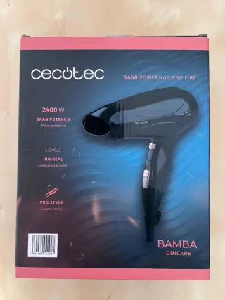 Secador de viaje Cecotec Bamba IoniCare Power&Go