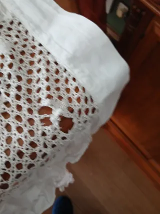 Colcha antigua de.bolillos