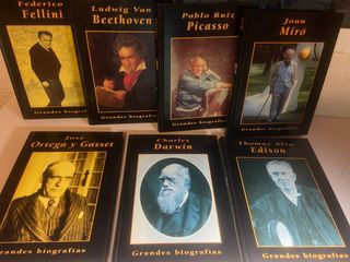 Lote 7 libros Colección Grandes Biografías