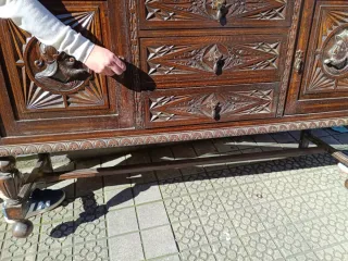 MUEBLE ANTIGUO ROBLE MACIZO