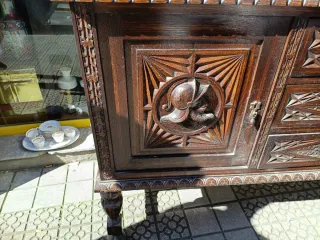 MUEBLE ANTIGUO ROBLE MACIZO