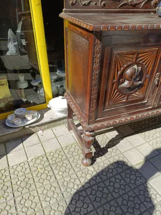 MUEBLE ANTIGUO ROBLE MACIZO