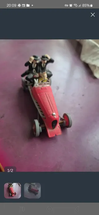 2 Figuras de plomo de Tintín