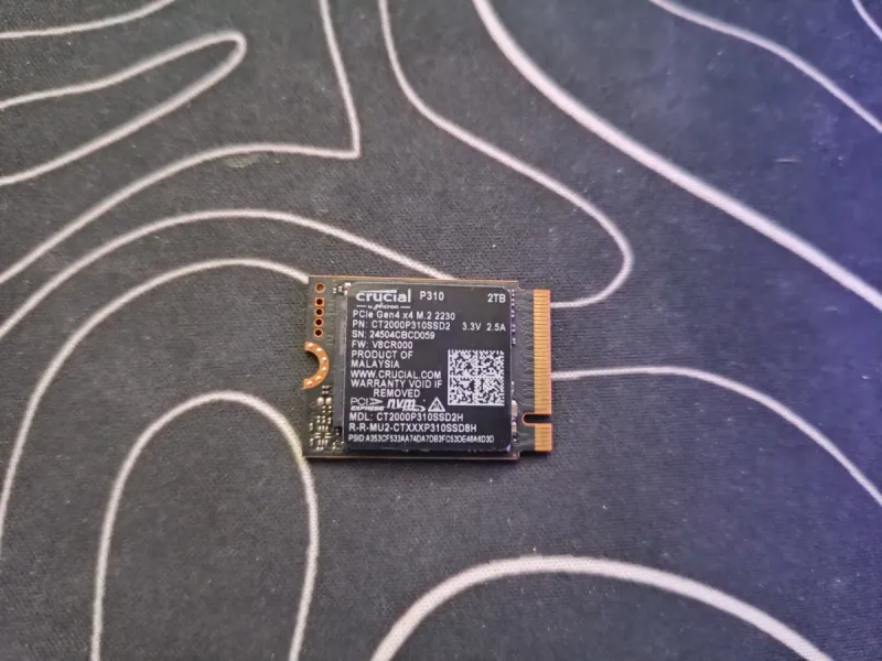 Crucial P310 2TB NVMe SSD M.2 2230