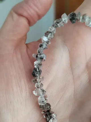 Pulsera diamantes Herkimer