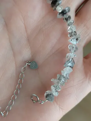 Pulsera diamantes Herkimer