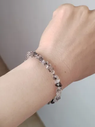 Pulsera diamantes Herkimer