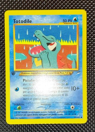 Pokémon - Totodile 85/105 Neo Destiny ITA 1° edizi