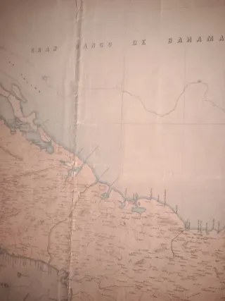 Mapa Antiguo Isla de Cuba 1895 (REPRODUCCIÓN)
