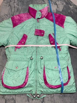 Rare Ski Jacket Ellesse Vintage 90s, Mint Green,
