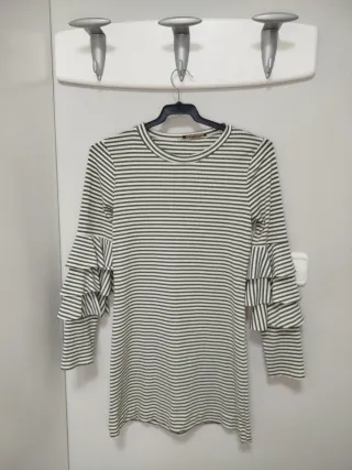 Vestido rayas verdes y blancas Talla M