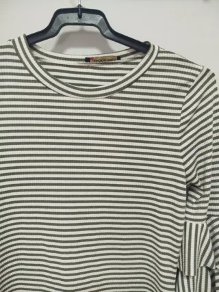 Vestido rayas verdes y blancas Talla M