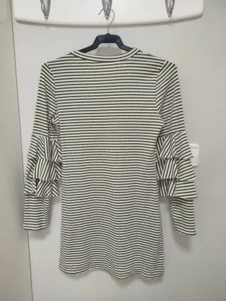 Vestido rayas verdes y blancas Talla M