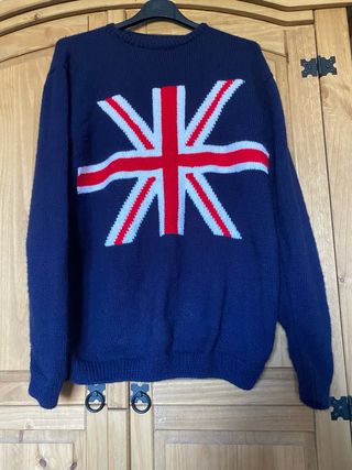 Jersey Bandera Reino Unido Azul Hombre