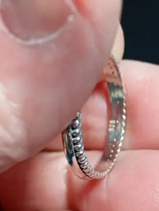 Anillo en plata de ley labradorita