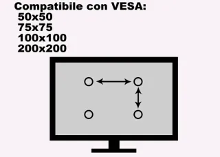 STAFFA Braccio Tv 14" A 55" Supporto Parete