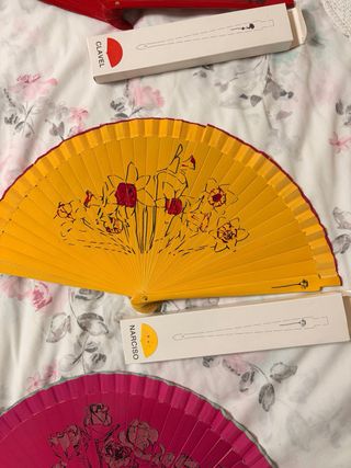 Abanicos flamenca colores