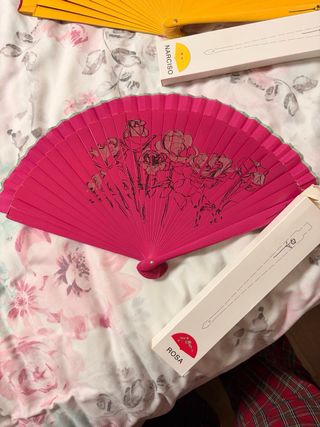 Abanicos flamenca colores