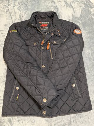 Rare Quilted Jacket Geographical Norway, Black