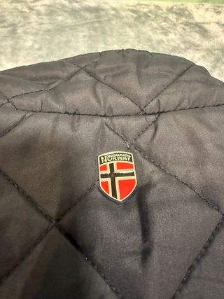 Rare Quilted Jacket Geographical Norway, Black