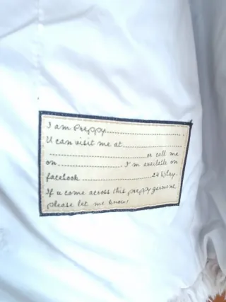 Parka Preppy Azul y Rojo Talla S