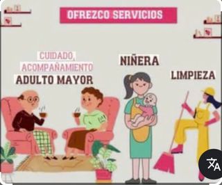 Me ofrezco como canguro, limpieza,