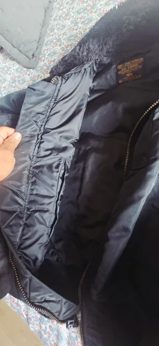 Chaqueta Bomber Alpha Industries Talla L Negra