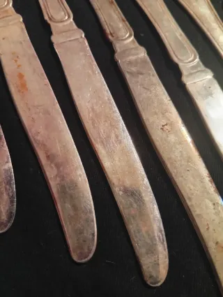 Set coltelli argento 1000