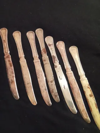 Set coltelli argento 1000