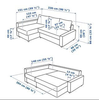 URGE VENDER PACK Sofá cama beige + mesa elevable