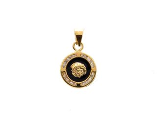 colgante oro 18k con circonita