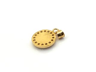 colgante oro 18k con circonita