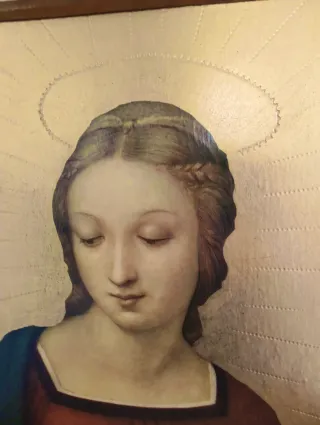 Antica pala d'altare dorata