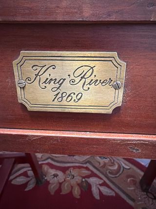 Escritorio de barco o mesa King River 1869