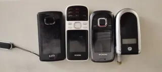 x4 teléfonos móvil antiguos