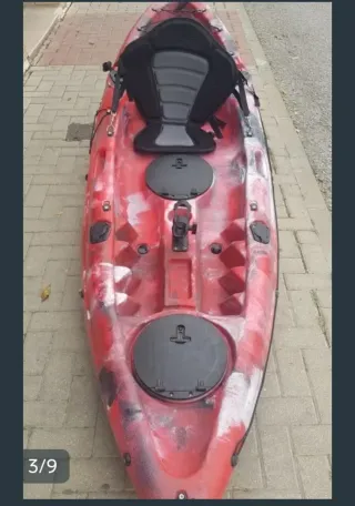 Kayak URGEventa,hasta findmes,chaleco,remo,asiento