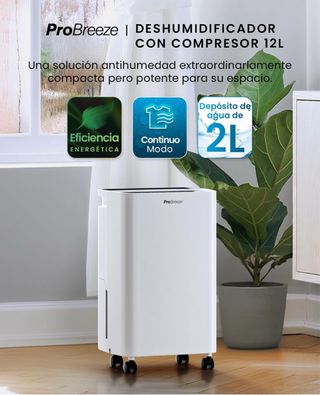 Deshumidificador ProBreeze 12L Compresor