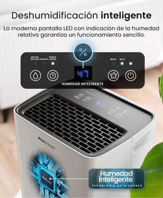 Deshumidificador ProBreeze 12L Compresor