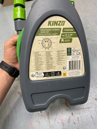 Manguera Jardín Kinzo 10m Expandible